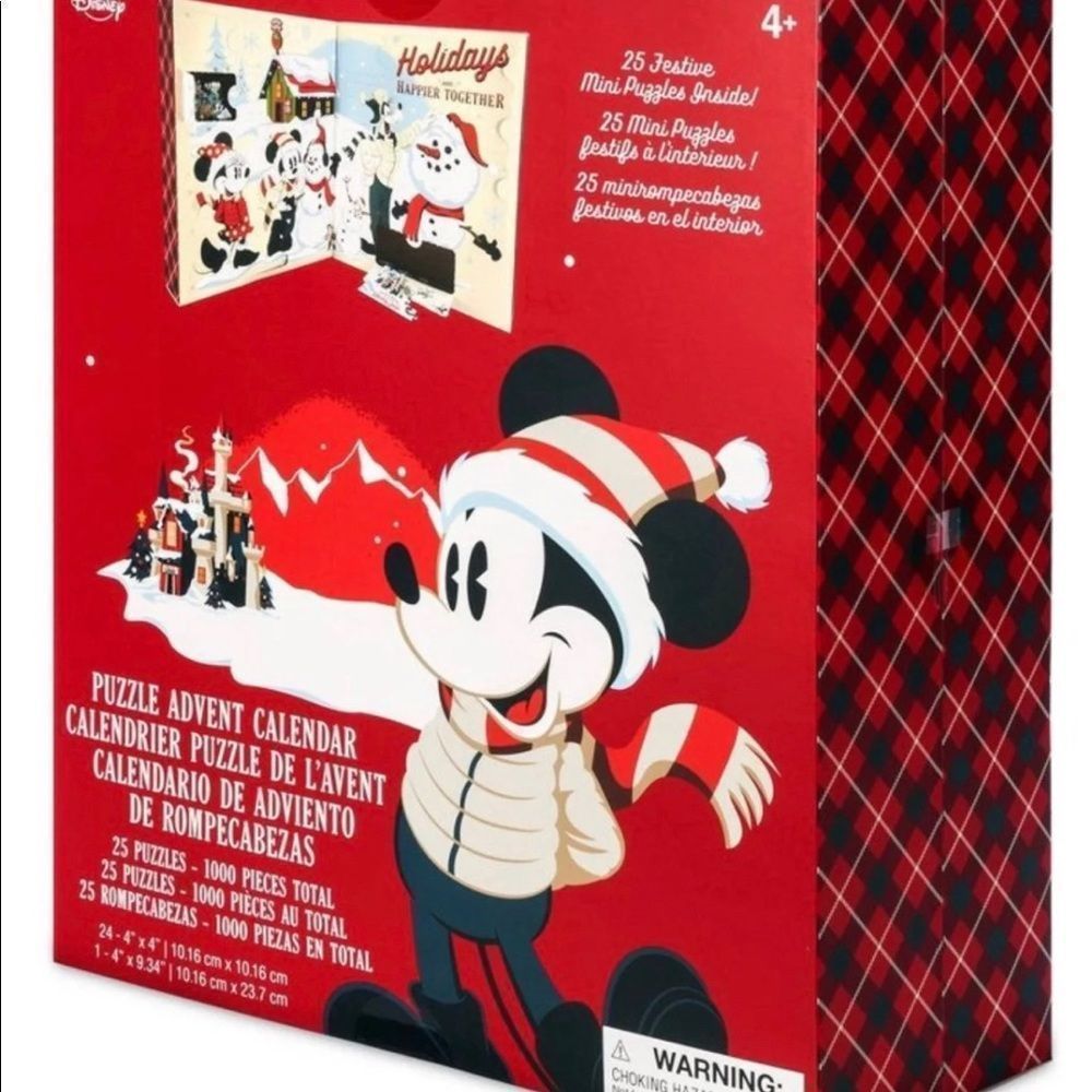 Disney Mickey Mouse & Friends 2021 Puzzle Exclusive Advent Calendar [25 Puzzles] - Picture 2 of 12